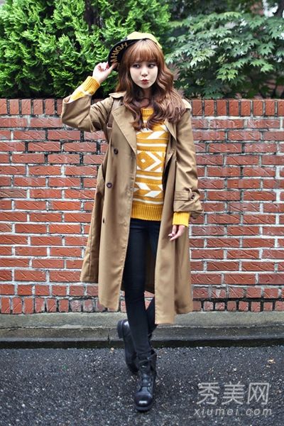 深秋风衣上身个性搭配成为时尚达人