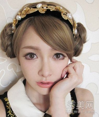 2014流行韩式长发系带