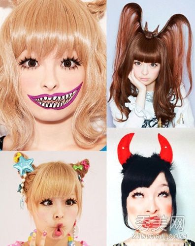 比GAGA更令人震惊的是，日本女孩化妆很奇怪