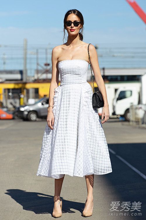 白色连衣裙夏季连衣裙白色连衣裙不那么漂亮，BUY