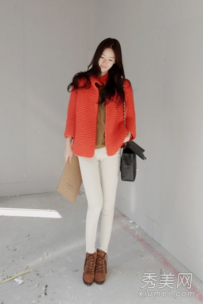 短毛衣，小外套，混合气质，小男人穿九身