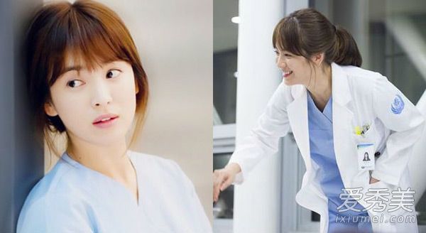 孙的后代，宋慧芙京的隐形妆看起来好像她没有化妆。