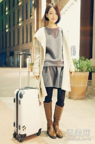 秋季必备毛衣和夹克，保暖时尚