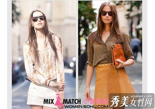 新时尚图案衬衫在秋季超热季节亮相