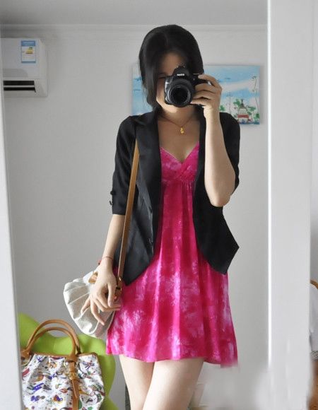 休闲针织品小女人秋季自画像秀