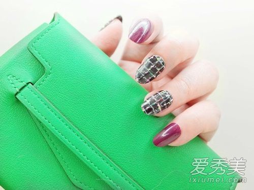 2016年春季流行美甲风格羊毛风格+透明