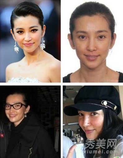 女演员刘诗诗和杨幂的长相完全不同。