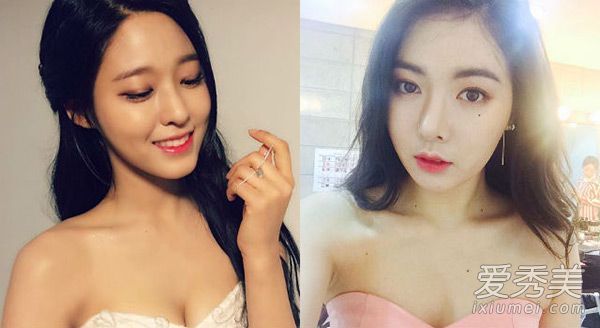 锁骨下性感秘密明星丰胸美女【化妆】