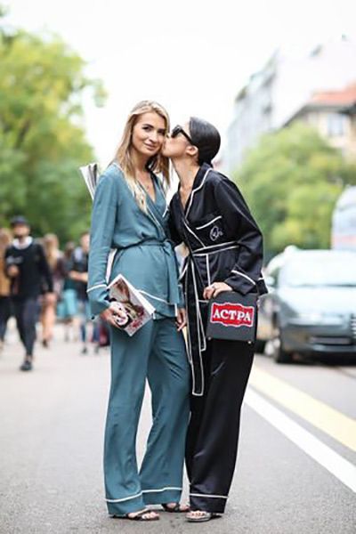 不换衣服去购物？睡衣今年很流行。