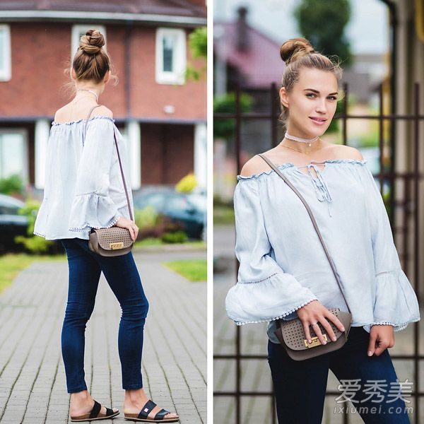 学会在夏天戴项链或围巾，为你的脖子增添花朵。