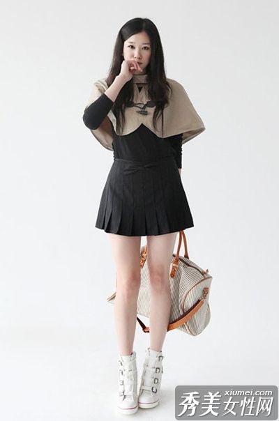 奢华校园风格7易学易学女生装扮