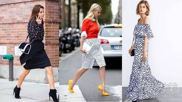 性感没有错!这是穿流行的夏季波点装的方式。