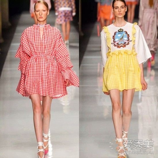 夏天最热的裙子,格子裙子,每个人都很好看!