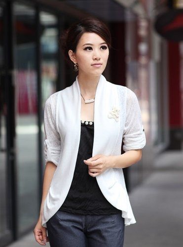 潮开衫夹克修身你的身材