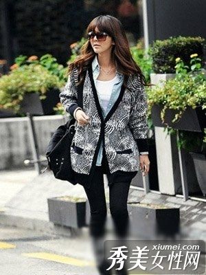 避免臃肿宽松的衣服穿着单薄的感觉