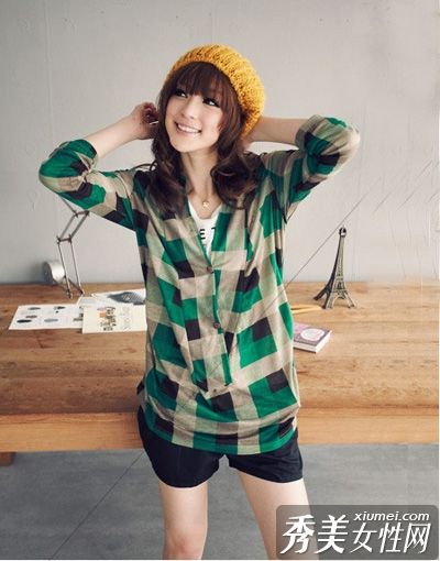 甜美女孩时尚气质混搭潮流