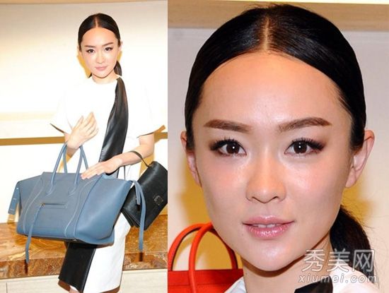 年底的时候，女明星们为了美丽而集体竞争，而霍思言的潮妆则是安静的，透露着她们的肉体。