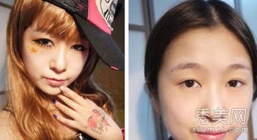 达人化妆展示金贤雅迷人的化妆画