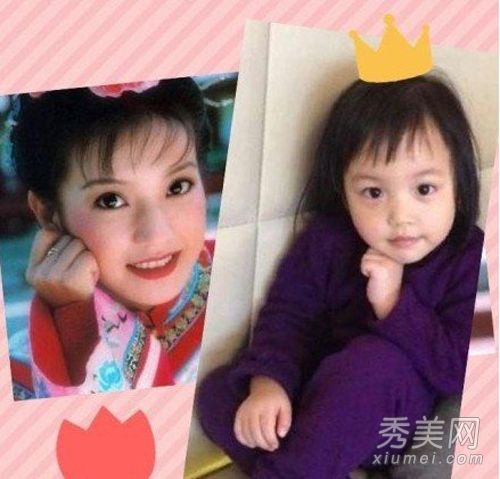 赵薇女儿的私人照片暴露了她们外表的大PK