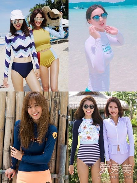 性感不晒黑!韩牛今年夏天最喜欢的长袖泳装