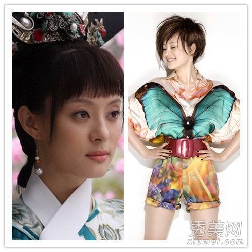 燕都皇后卸妆前后最美丽的“甄嬛”