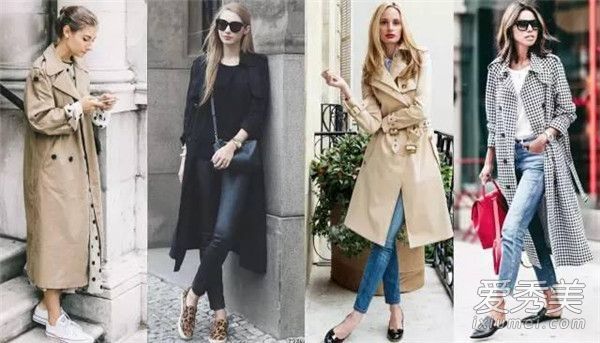 长外套+平底鞋！舒适而时尚，在早春打造出先进的风格组合！