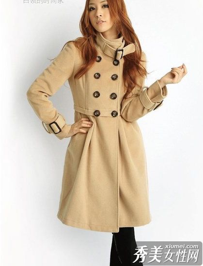 OL浪漫怀旧风格皮革风衣漂亮裙子