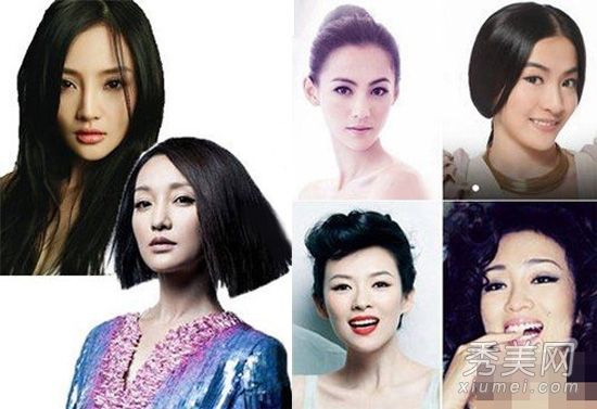 这12名女演员尴尬的面孔和惊人的面部特征相似。