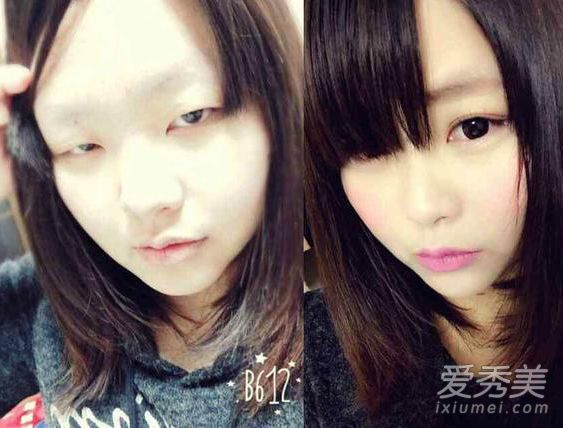 日本女孩不会在化妆前后画眼妆来变成女鬼。