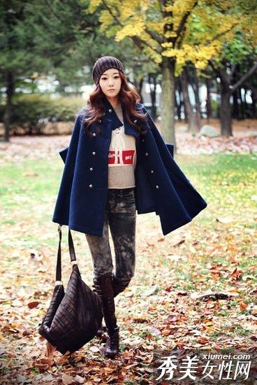 混搭流行韩式美女玩个性