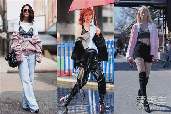 抓住男士票早春细心机性感小吊带搭配策略