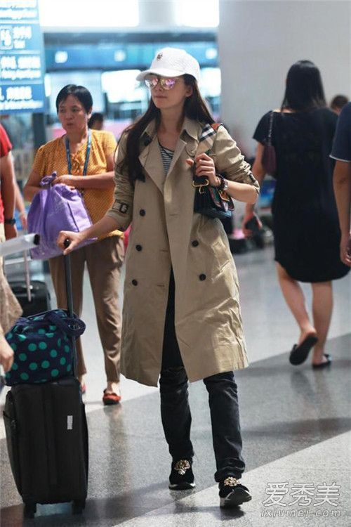 林志玲风衣和智能风衣的季节又来了