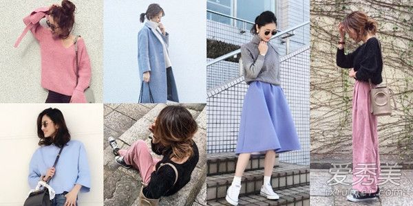 早春穿着指南粉色和柔和的颜色搭配甜美的风格