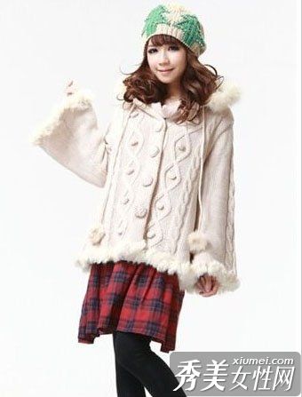 修身和冬装，打造甜美公主风格。