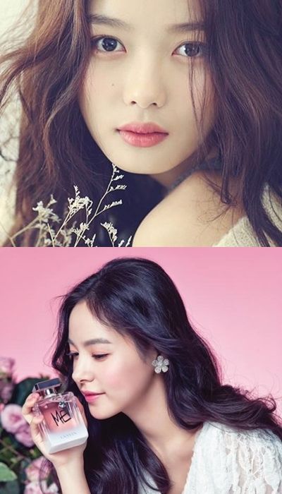 玫瑰石英粉。安静粉蓝色双色眼妆更能吸引眼球