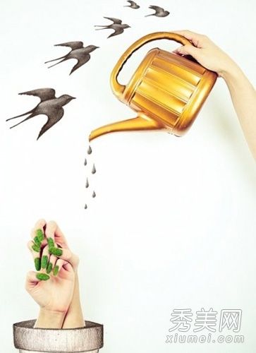 最新时尚指甲皮草棉花糖指甲图片