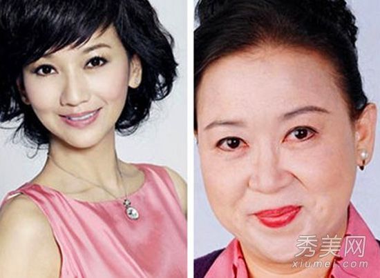 同龄的女明星有太多难看的外表或整容？