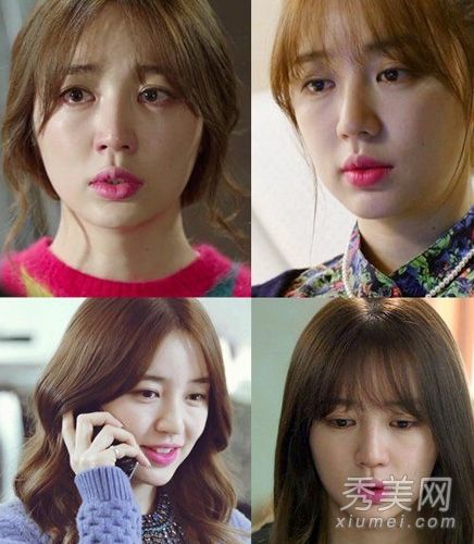 “想你”尹恩惠渐变花瓣唇展示化妆步骤