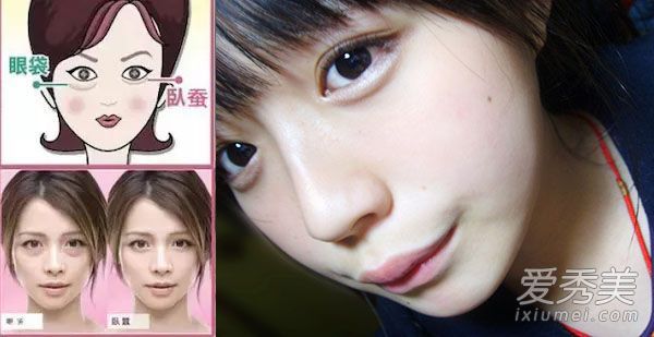 韩国女孩如何画卧蚕？现场演示化妆步骤