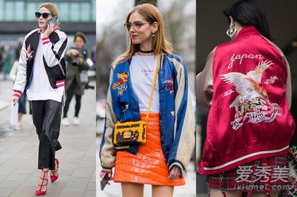 连后背都是如此时尚！飞行员夹克