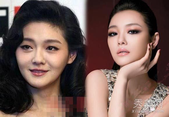 在高清镜头下，这位女明星展现了自己的本来面目，卸妆前后差距很大。