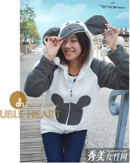 冬季服装不沉闷卡通外套收集