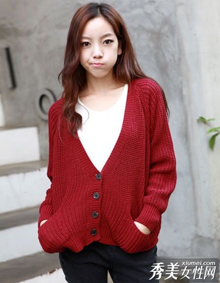 韩牛的冬季时装美显得纤瘦而美丽