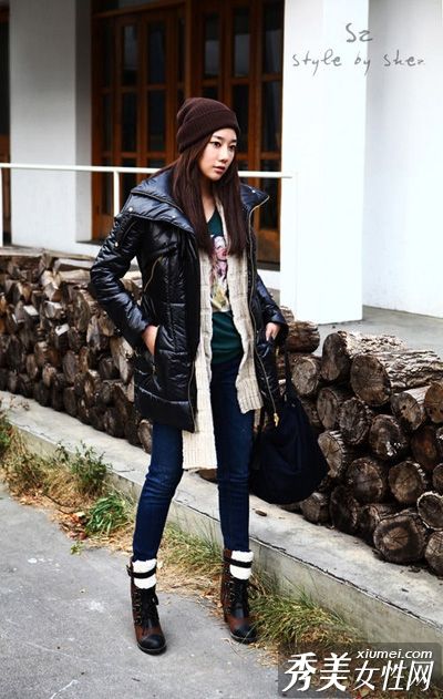冬季羽绒服巧妙打造四种风格