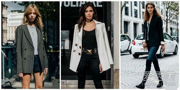 欧美VS韩国的西装外套