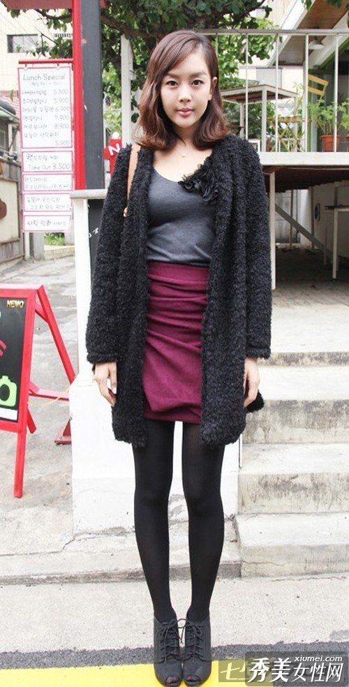 韩国女性的时尚取决于她们。