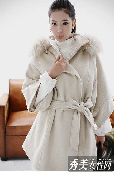 最糟糕的冬天是韩式波浪呢绒大衣