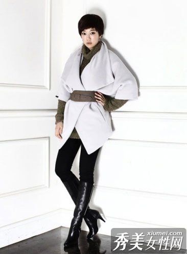 OL韩国气质是美丽的,像这样的乌龟脖子的衣服。