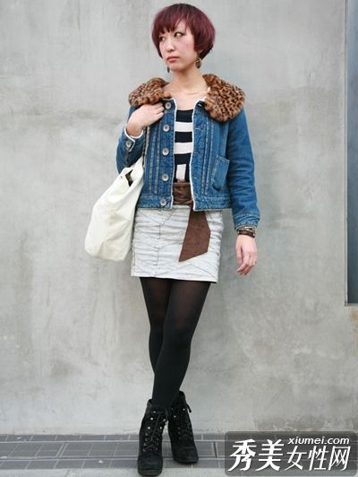 加长比例彰显个性东京女孩的抢眼混搭