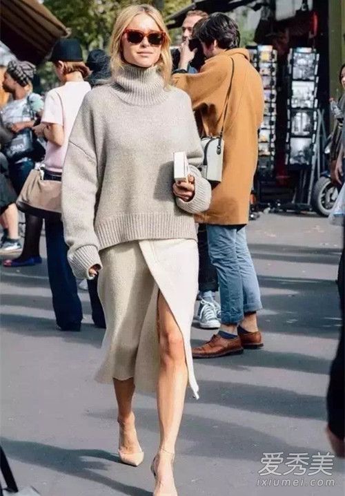 初秋复古现代风格分体裙